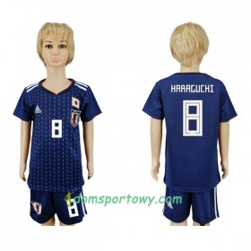 Koszulka Japonia Haraguchi 8 Dziecięcy Domowe Koszulki Piłkarskie Mistrzostwa Świata 2018